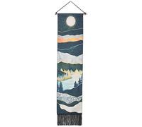 Cpolebev 1 Set Arazzo Appeso Un Parete Lungo Paesaggio Pittura Paesaggio Arazzo per Arazzo Verticale Camera da Letto di Casa