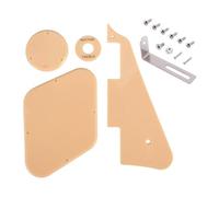 Cpolebev 1 Set Cream Pickguard/cavità/Coperture Interruttori/Piastra Selettore Pickup/Staffa/Sostituzione Chitarra Stile per LP
