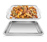Cpolebev 1 Set di Accessori per Friggitrice Ad Aria con Cestello per Friggitrice Ad Aria in Acciaio Inossidabile per Forno