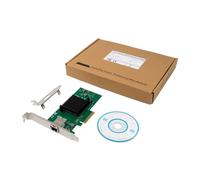 Cpolebev 1 Set di Adattatori NIC PCIeX4 10G con Chipset AQC107 Adattatore di Rete 10GbE Ad Alte Prestazioni Solo Scheda di Rete 10G A Porta Singola Scheda di Rete PCIE X4 10Gigabit Verde