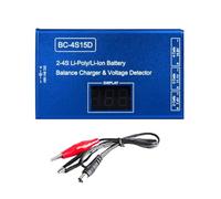 Cpolebev 1 Set di Caricabatterie con Display Digitale LCD per Rilevatore di Tensione, Adatto per Batteria RC