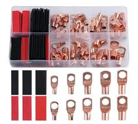 Cpolebev 1 Set di Estremità del Della Batteria AWG 2 4 6 8 10 12 Gauge Connettori Dei Cavi Connettori Dei Terminali Della Batteria