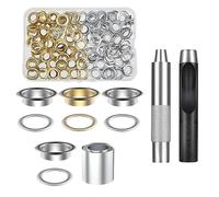 Cpolebev 1 Set di Strumenti per Perforazione di Occhielli Metallici per L'Installazione di Fori per, Tessuto, Tela, Indumento, Diametro 12 Mm, Facile da Usare