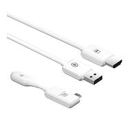 Cpolebev 1 Set Dongle Adattatore USB Compatibile 1080P Wireless Type-C Extender