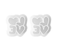 Cpolebev 1 Set Stampo per Argilla Orecchino Stampo per Argilla Cuore Ciondolo Fustellatura Serie San Strumenti per Goffratura Fai-da-Te