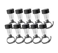 Cpolebev 10 Confezioni Lampada Solare A LED Luci Impermeabili per Piscina Lampada da Giardino per Recinzione per Piscina All'Aperto per Cortile