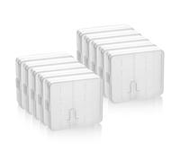 Cpolebev 10 Contenitori Protettivi per Batteria A 4 Slot 18650 per Batteria 18650 A 4 Slot