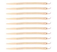 Cpolebev 10 Pezzi 12 Pollici Non Finiti in Legno Sinuosi Serpenti Snodati Flessibile in Legno Serpente Vuoto Modello Animale Giocattoli per