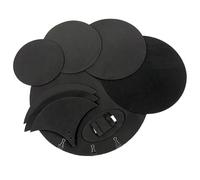 Cpolebev 10 Pezzi di Kit di Guarnizioni Silenziatore per Tamburi e Tamburi Rullanti Pad di Pratica Silenziatore In EVA Set di Pezzi di Ricambio per Percussioni
