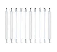 Cpolebev 10 Pezzi Penna A Sublimazione Vuota Imballaggio Termoretraibile, Penna A Sfera A Sublimazione A Trasferimento di, per Ufficio Fai da Te Durevole Facile da Usare Alta Qualità
