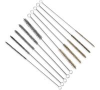 Cpolebev 10 Pezzi Spazzole per Tubi Metallici per La Pulizia di Tubi per Tubi, Spazzole In, Spazzole per Pulizia Tubi In, Spazzole per Tubi Metallici, 5 Dimensioni