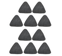 Cpolebev 10 Pezzi Triangolari in Tessuto in Microfibra per la Polvere, Parti di Ricambio, Accessori, Cuscinetti per la Testa, per la Pulizia del Vetro, Stracci in Microfibra per Il Pavimento