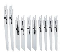Cpolebev 10 Pezzi un Mano Multi per Lame Alternative un Sciabola per il Taglio di Legno Metallo Tubo nel PVC Utensili Elettrici Accessori