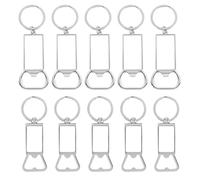 Cpolebev 10 Pezzi Un Sublimazione Vuoti - Un Sublimazione o Apribottiglie Un Sublimazione nel Metallo per Trasferimento di, Set A