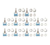 Cpolebev 10 Pz SPDT Mini Interruttore un Levetta 3-Pin 2 Posizione ON/ON Miniatura Interruttore un Levetta 6A 125 V AC Interruttore un Levetta -102
