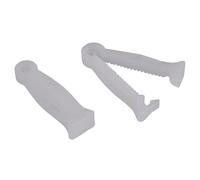 Cpolebev 100 Pcs Maiale Monouso Clip di Cordone Ombelicale Morsetti Emostatico Clip Monouso Animali da Fattoria Bestiame Maiale Attrezzature