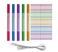 Cpolebev 100 Pezzi di Campanelli Eolici DIY, Campanelli Eolici Cavi, per Tubi Metallici in Alluminio DIY, per Vocalizzare