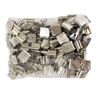 Cpolebev 100 Pezzi di Supporto per in Metallo, Supporto per per Candele in Legno