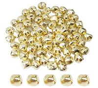 Cpolebev 100 Pezzi Jingle Bells, 15Mm Metal Jingle Bells Mini Craft Bells Beads per DIY