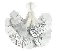 Cpolebev 1000Piece White Marking Tag Piccole Etichette di Prezzo In Carta Abbigliamento per la Determinazione del Prezzo di Vendita di Gioielli