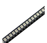 Cpolebev 100PCS 3528 + Giallo PLCC-4 Inverso, 617Nm + 587Nm, 50MA 2V 0.1W Lampade LED SMD Bicolore Perline di Luce LAYT67B
