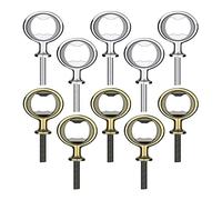 Cpolebev 10Pcs Kit di Inserti in Acciaio Inossidabile per Apribottiglie Fai-da-Te in Hardware per Apribottiglie