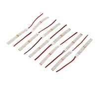 Cpolebev 10PZ 10Cm Impermeabile 5050 Led Strip Lights Dc 12V Caravan Boat Car