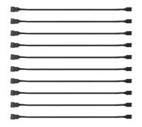Cpolebev 10PZ 4 Pin PWM Prolunga per Ventola di Alimentazione per Connettore Cavi Estensibili da un Femmina Compatibile con Ventola un 4 Pin / 3Pin