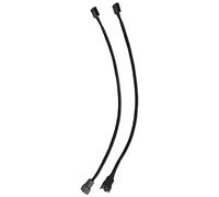 Cpolebev 10PZ 4 Pin PWM Prolunga per Ventola di Alimentazione per Connettore Cavi Estensibili da Un Femmina Compatibile con Ventola Un 4 Pin / 3 Pin