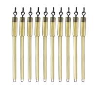 Cpolebev 10Pz Connettore Pesca Alla Carpa Girelle per Tubi In PVA Steli Steli Solidi per Borsa Inserto di Terminale Terminale Attrezzatura Da Schiacciare