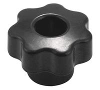 Cpolebev 10PZ M6 Filettatura Interna Manopola Vite Manopola di Serraggio un nel Plastica Nero M6 X 25