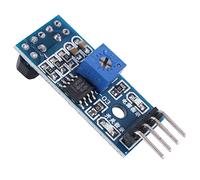 Cpolebev 10PZ TCRT5000 Modulo Sensore Riflettente un Infrarossi IR Barrier Line Track Interruttore Fotoelettrico per Smart Car Robot