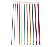 Cpolebev 11 pc 10.6 "multicolore in alluminio TUNISINA AFGHANO uncinetto maglia Set 2-8mm