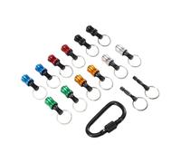 Cpolebev 12 Pezzi 1/4 di Pollice Esagonale Porta Punte Keychian, Barra di Estensione Cacciavite Bit Adattatore Presa