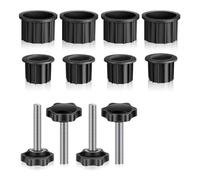 Cpolebev 12 Pezzi Base per Ombrellone Foro Tappo Copertura e Cappuccio Supporto per Ombrellone Base di Ricambio Stabilizzatore