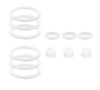 Cpolebev 12 Pezzi Ricambio per Guarnizioni per Bottiglia D'Acqua per DRINCO 14/18/22/32/40/64oz, Guarnizioni In Silicone per Fori Sfiato, Coperchio per Cannuccia, Guarnizione per Beccuccio