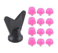 Cpolebev 12 Pezzi Tacchetti per Scarpe da Calcio Tacchetti per Scarpe da Calcio M5 Vite Filettata 7mm 10mm Borchie di Ricambio Antiscivolo Rosa