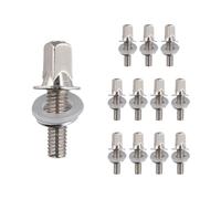Cpolebev 12 Pz Tiranti per Batteria di Tensione Set di per Grancassa Accessori per Rullante per Basso Hardware per Batteria M5x15MM