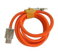 Cpolebev 120W 6A Super Fast Charge Type-C Dati In Silicone Liquido per Smartphone Pixel Bold Orange 1.5M