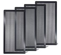 Cpolebev 120X240Mm Filtro Polvere per Computer del Dispositivo di Raffreddamento Fan, Magnetic Telaio Filtro Polvere, Copertura nel PVC Antipolvere Computer Fan Grills, 4 Pack