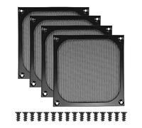 Cpolebev 140 Mm Desktop Computer Case Ventola Filtro Antipolvere Griglie Antipolvere con, Telaio nel Alluminio Mesh, 4 Pezzi