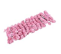 Cpolebev 144PZ Mini Petite Carta Artificiale Boccioli di Rosa Fiori DIY Decorazioni per La Casa di Nozze, Rosa