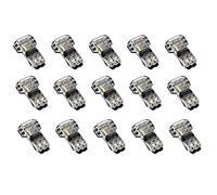 Cpolebev 15 PZ 3 Vie 2 Pin Connettori Filo un Bassa Tensione Universale Compatti T-Tap Connettori Filo Spelatura per 18-22 AWG