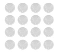 Cpolebev 16Piece Clear Mushroom Style Guitar Effect Pedal Footswitch Toppers Foot Nail cap Tappo di Protezione per Pedale Effetto Chitarra