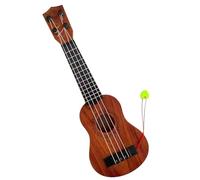 Cpolebev 17 Pollici Chitarra Ukulele per Bambini Mini Chitarra A 4 Corde Strumenti Musicali per Bambini Giocattoli con Plettri per Bambini Piccoli Ragazzi Ragazze Facile Installazione, A