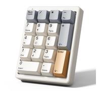 Cpolebev 17 Tipo C Tastierino Numerico Cablato Tastierino Numerico Meccanico Tastierino Numerico Mini Tastiera da Gioco Tastiere di Programmazione ASSE Rosso