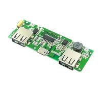 Cpolebev 18650 Batteria al Litio Display Digitale Modulo di Ricarica 5V 2A 1A Porta di Ricarica Singola Modulo Boost Portatile Multifunzione Facile da Installare Facile da Usare