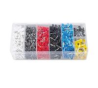 Cpolebev 1900Pcs Kit Terminali Puntali per Cavi AWG 22-10 Kit Connettore Terminale per Elettrico