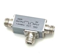 Cpolebev 1MHZ-1000MHz SWR Bridge Standing Wave Bridge Direzionale Adatto per la Misurazione Della Rete RF 'Antenna (A)