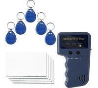 Cpolebev 1Set EM4100 RFID Copier Writer Duplicator Programmer Reader + T5577 EM4305 ID Riscrivibili Tag Card Plastic RFID Copier Writer RFID Duplicator